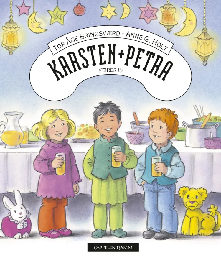 Omslag Karsten og Petra feirer id av Tor Åge Bringsværd (Innbundet)