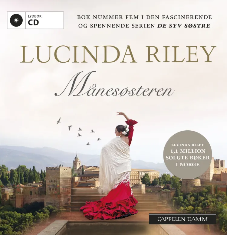 Omslag Månesøsteren av Lucinda Riley (CD)