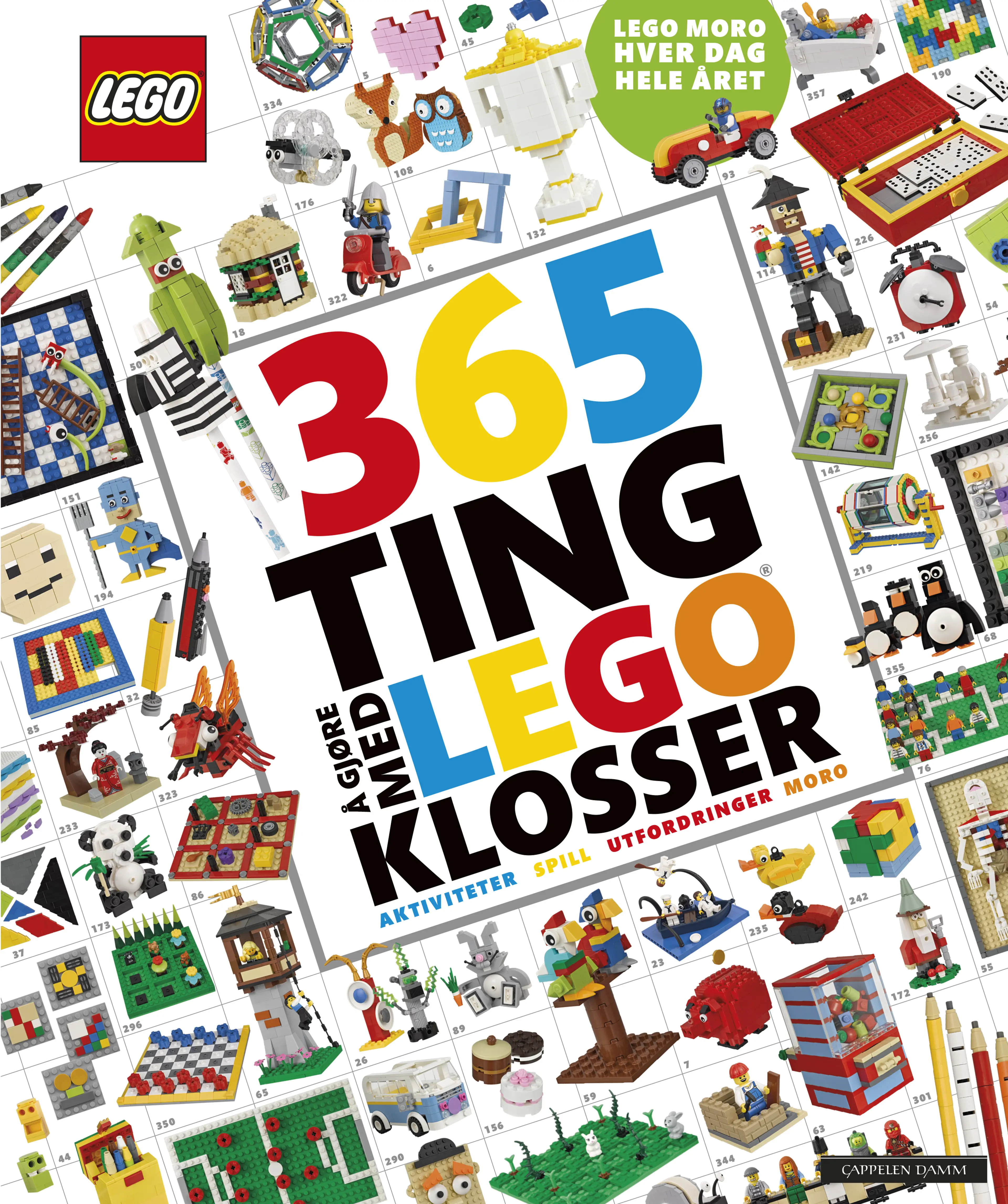 Omslag 365 ting å gjøre med LEGO® klosser (Innbundet)