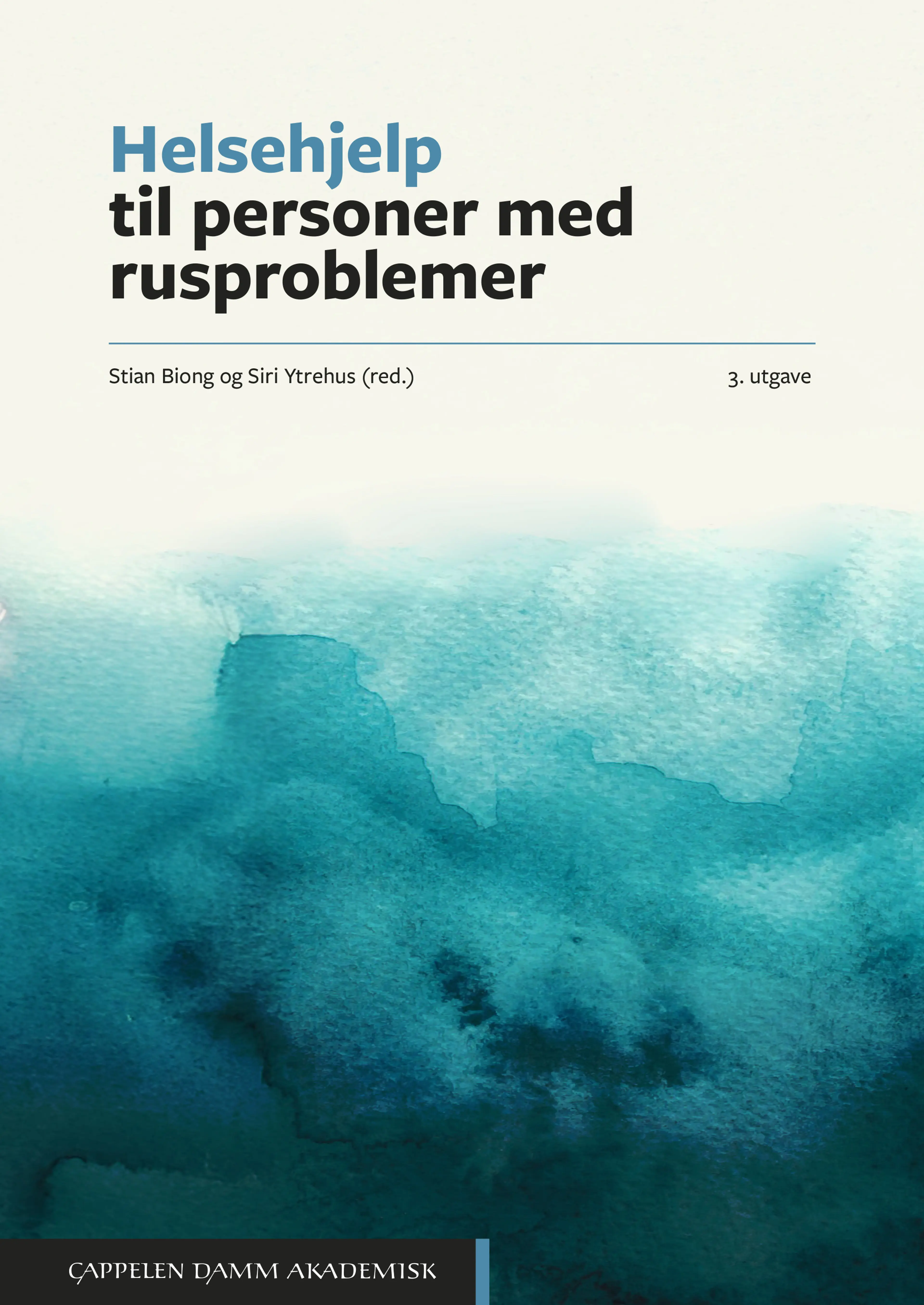 Omslag Helsehjelp til personer med rusproblemer av Stian Biong og Siri Ytrehus (red.) (Heftet)
