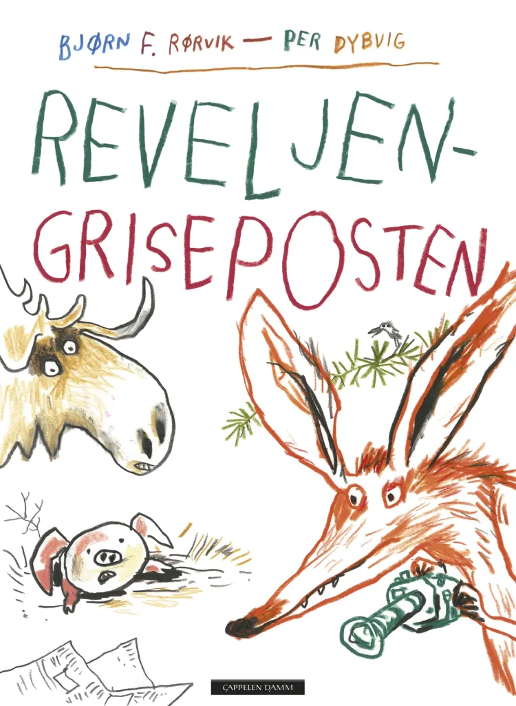 Omslag Reveljen-Griseposten av Bjørn F. Rørvik og Per Dybvig (Innbundet)