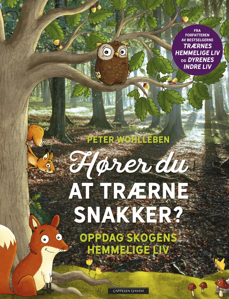 Omslag Hører du at trærne snakker? av Peter Wohlleben (Innbundet)
