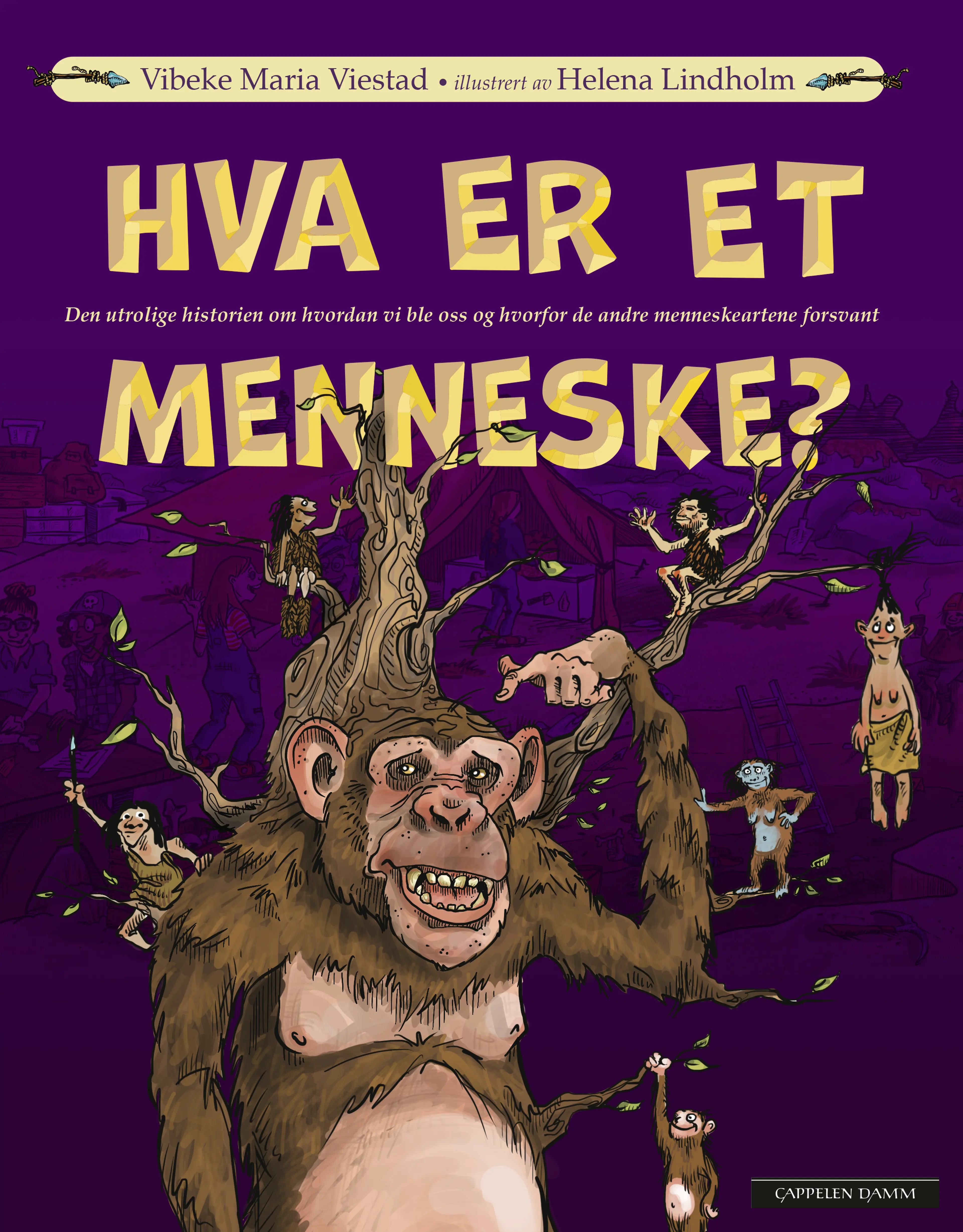 Omslag Hva er et menneske? av Vibeke Maria Viestad (Innbundet)