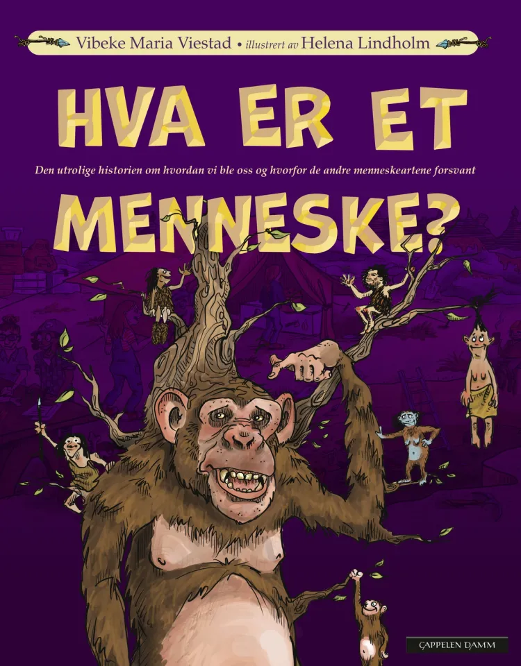 Omslag Hva er et menneske? av Vibeke Maria Viestad (Innbundet)