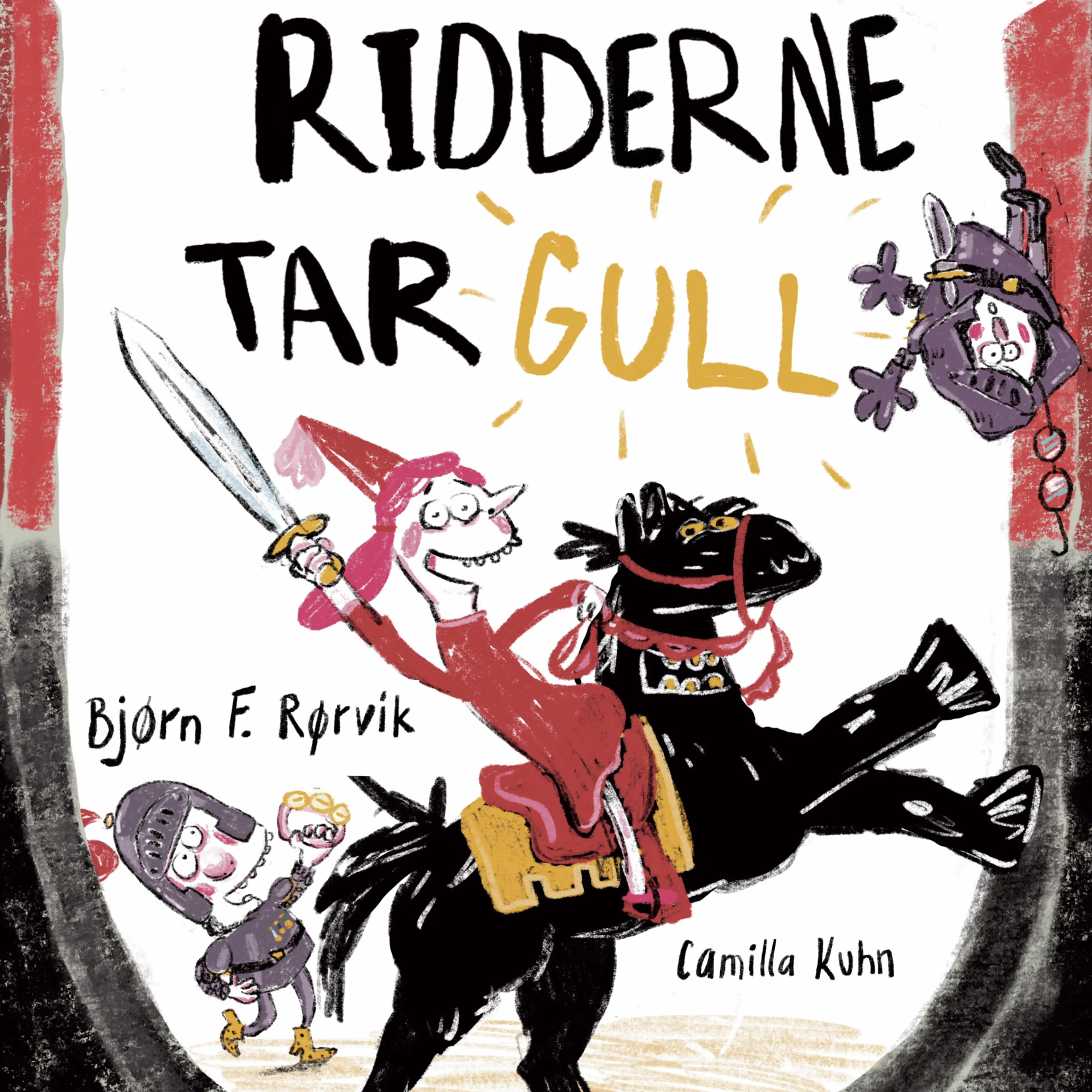 Omslag Ridderne tar gull av Bjørn F. Rørvik (Lydbok)