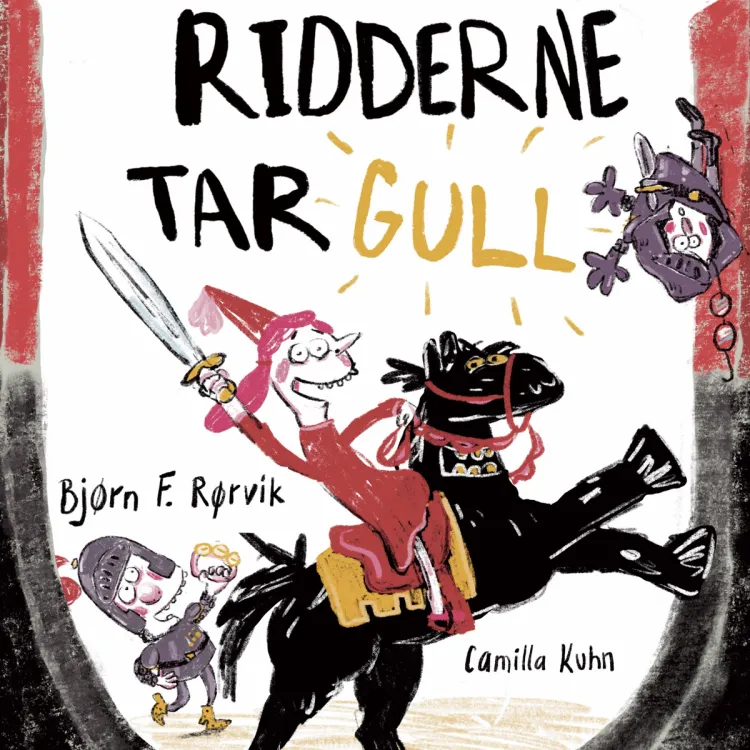 Omslag Ridderne tar gull av Bjørn F. Rørvik (Lydbok)