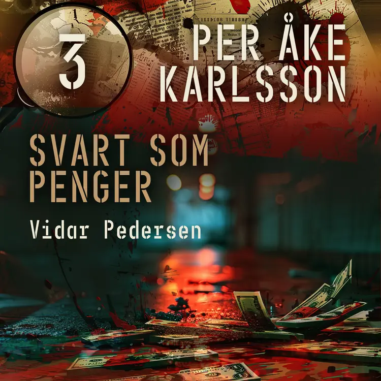Omslag Svart som penger av Vidar Pedersen (Lydbok)