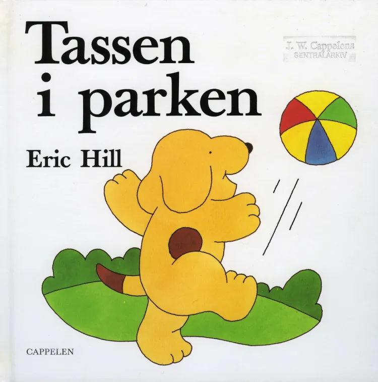 Omslag Tassen i parken av Eric Hill (Innbundet)