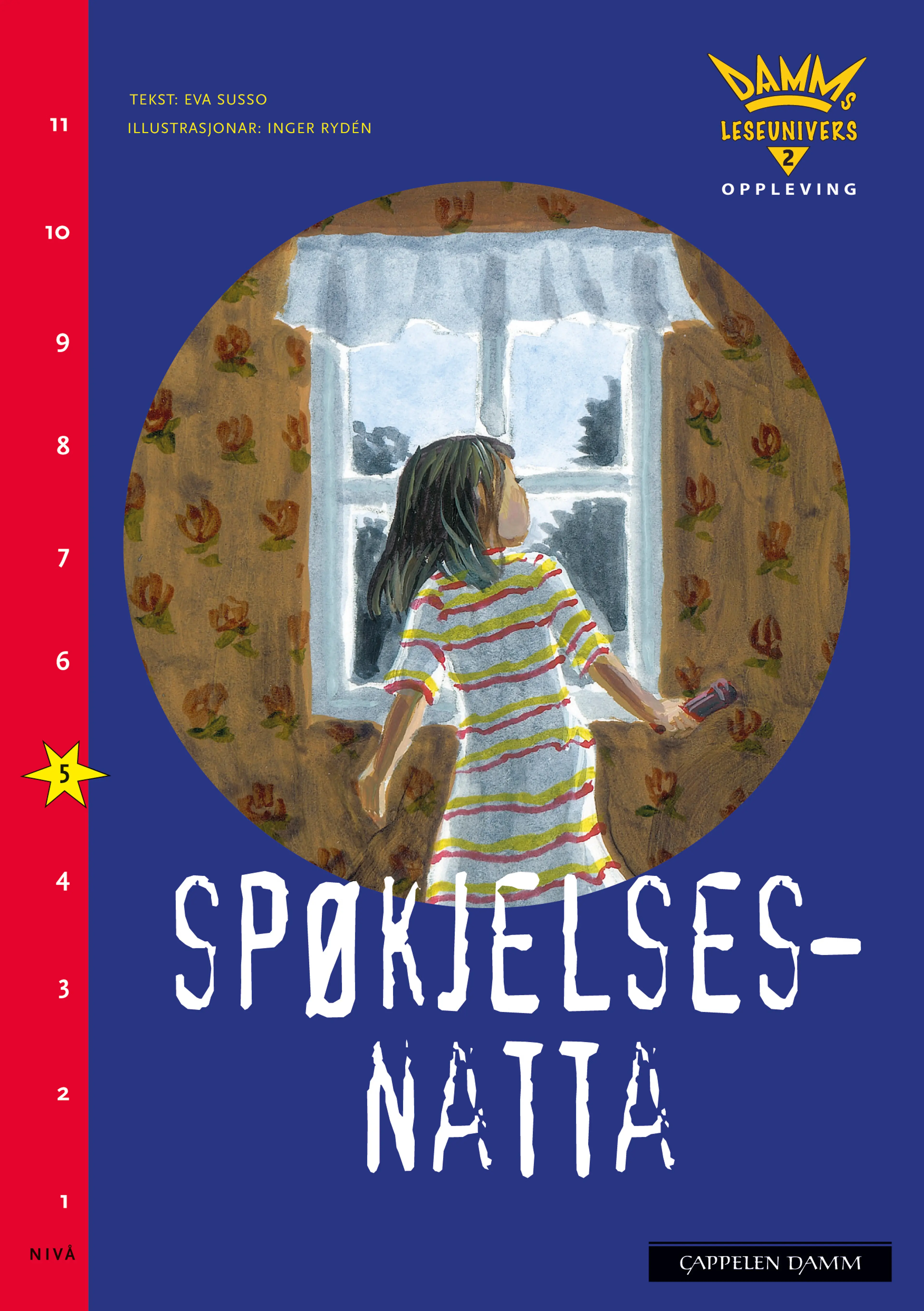 Omslag Damms leseunivers 2 Opplevelse: Spøkjelsesnatta av Eva Susso (Heftet)