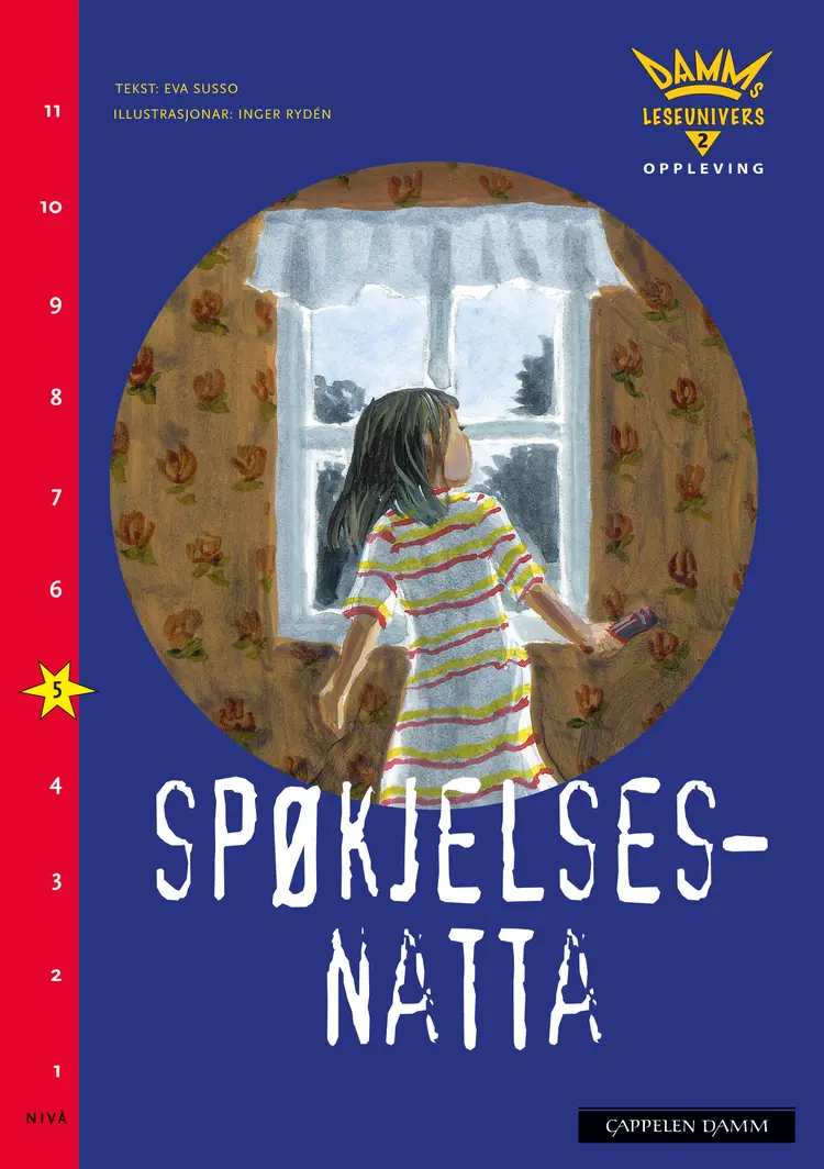 Omslag Damms leseunivers 2 Opplevelse: Spøkjelsesnatta av Eva Susso (Heftet)