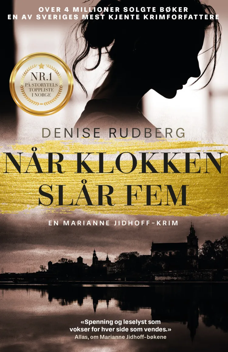 Omslag Når klokken slår fem av Denise Rudberg (Ebok)