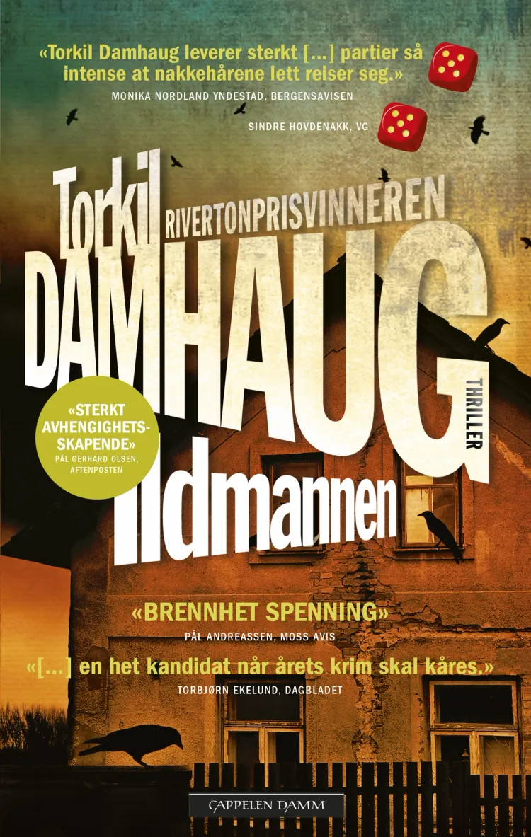 Omslag Ildmannen av Torkil Damhaug (Innbundet)
