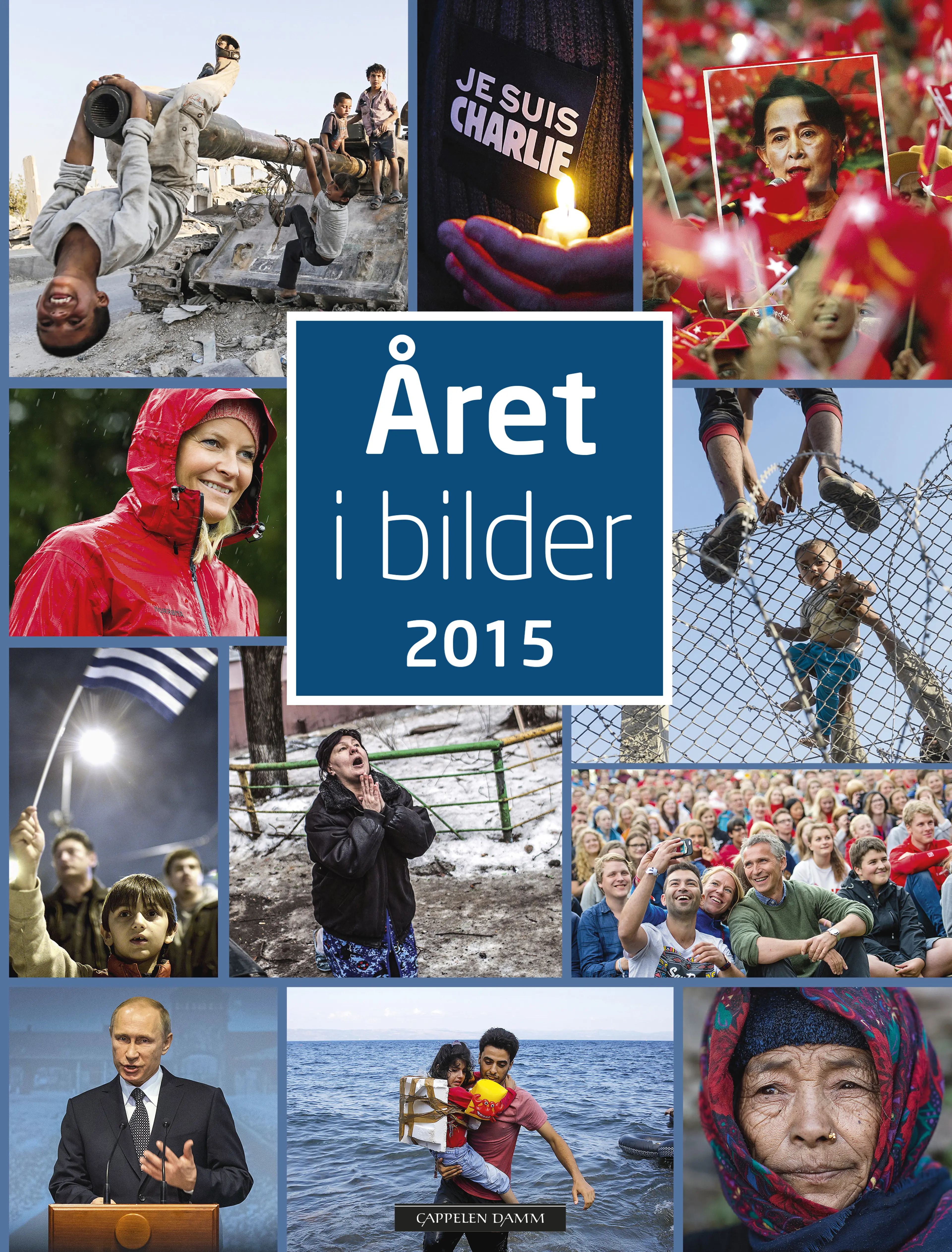 Omslag Året i bilder 2015 (Innbundet)