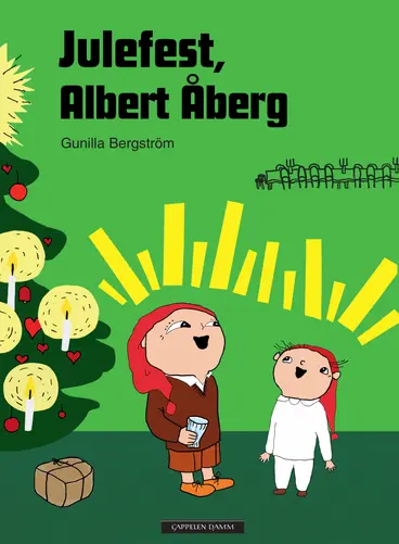 Omslag Julefest, Albert Åberg! av Gunilla Bergström (Innbundet)