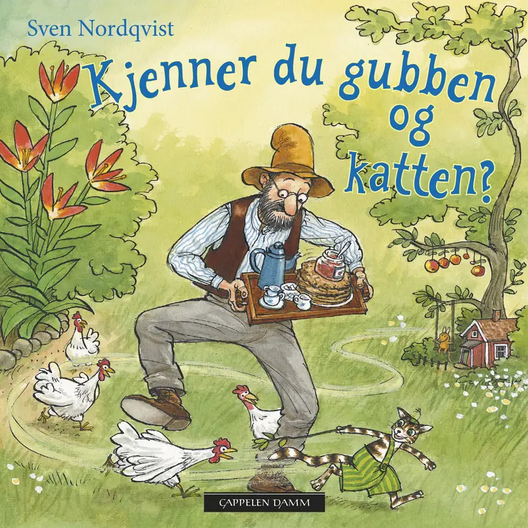 Omslag Kjenner du gubben og katten? av Sven Nordqvist (Innbundet)