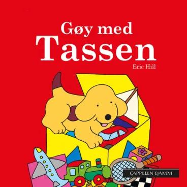 Omslag Gøy med Tassen av Eric Hill (Lydbok)