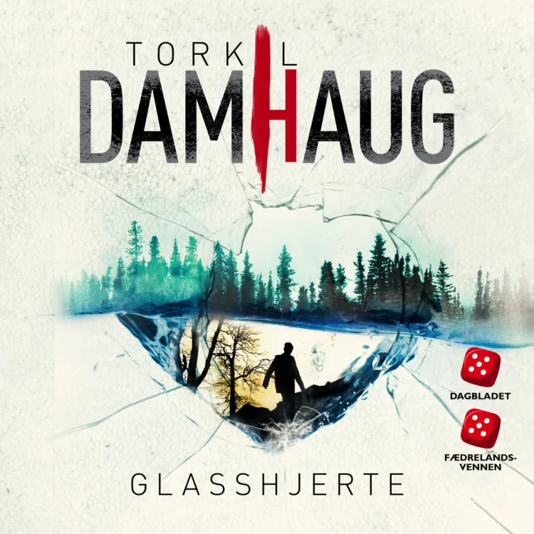 Omslag Glasshjerte av Torkil Damhaug (Lydbok)