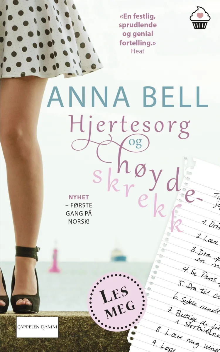 Omslag Hjertesorg og høydeskrekk av Anna Bell (Ebok)