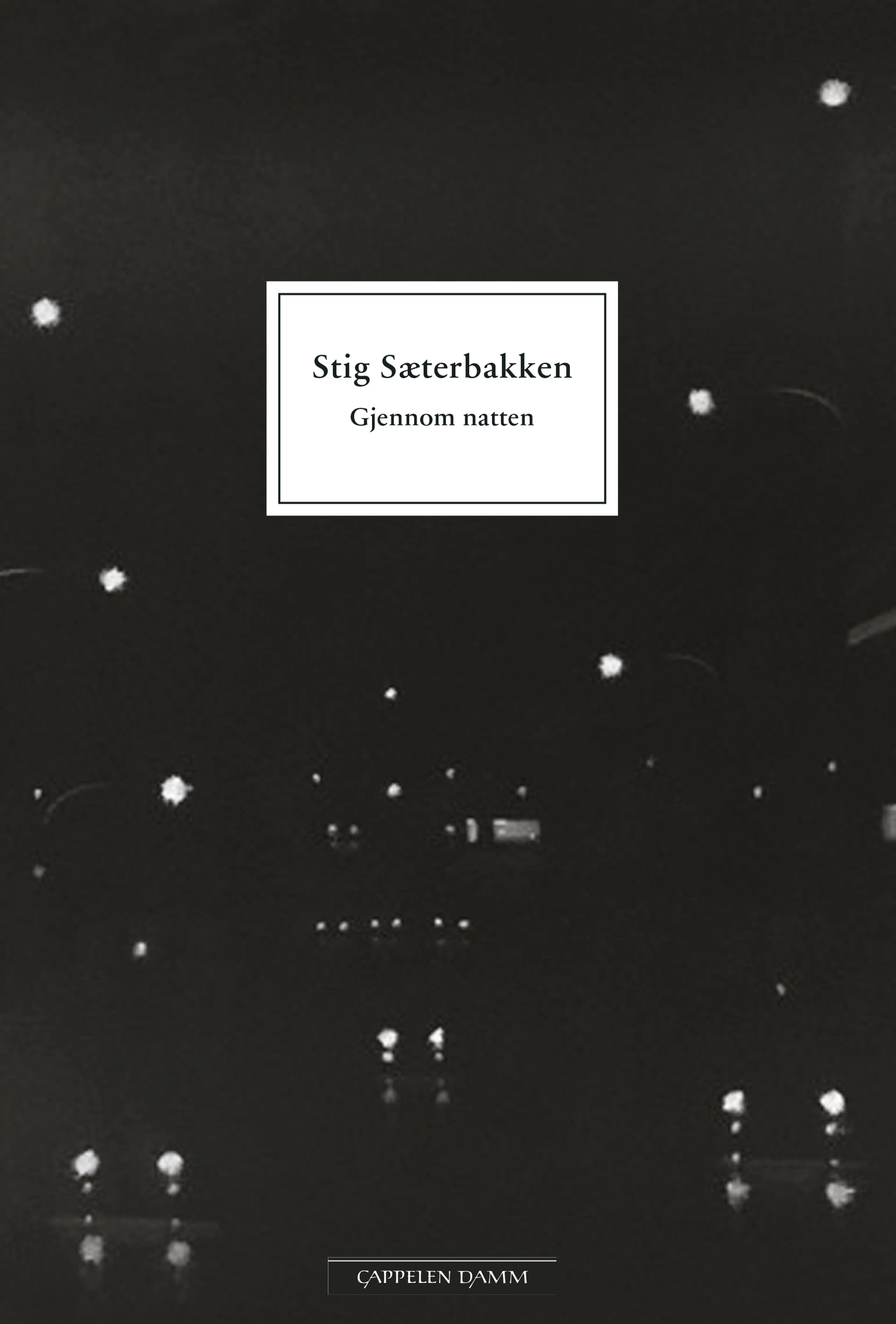 Omslag Gjennom natten av Stig Sæterbakken (Heftet)
