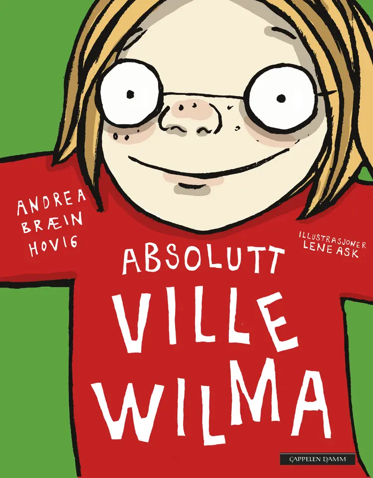 Omslag Absolutt Ville Wilma av Andrea Bræin Hovig (Innbundet)