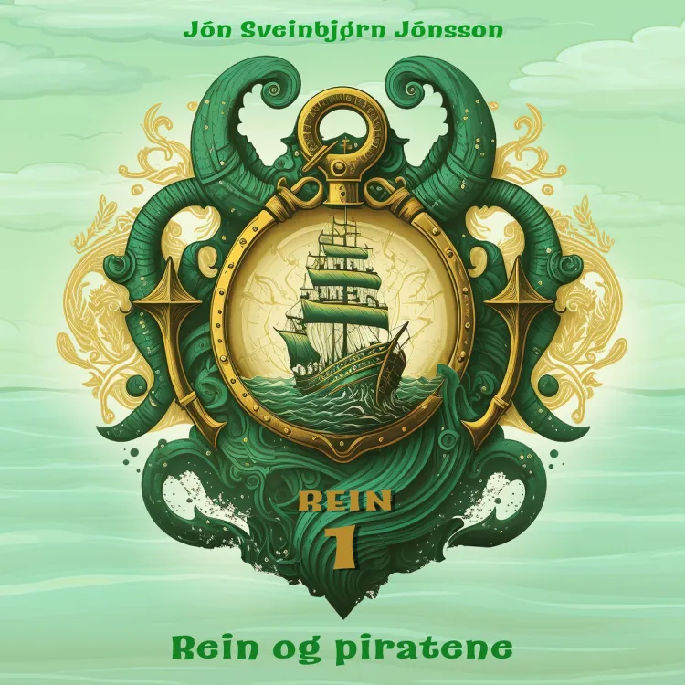 Omslag Rein og piratene av Jón Sveinbjørn Jónsson (Lydbok)
