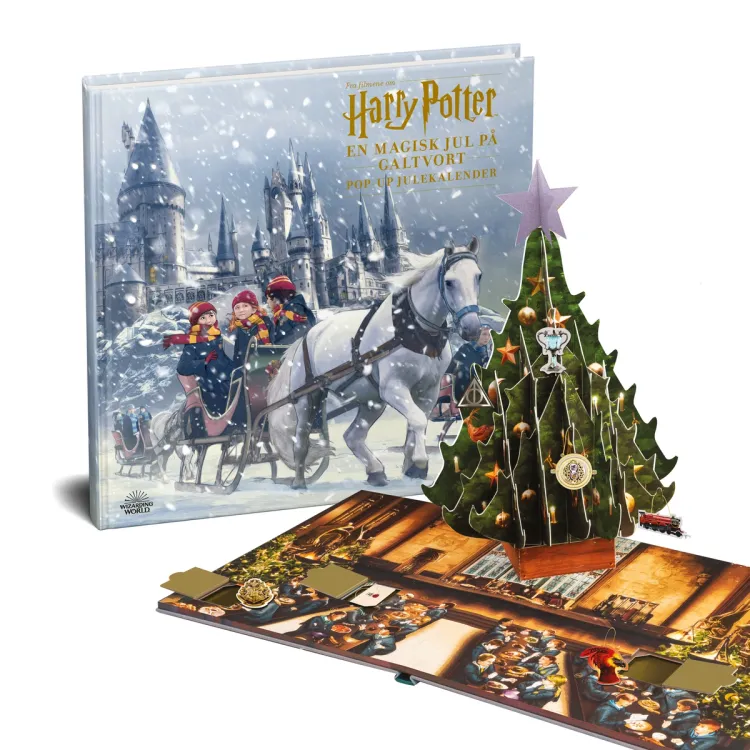 Omslag Harry Potter julekalender : En magisk jul på Galtvort (Ukjent)