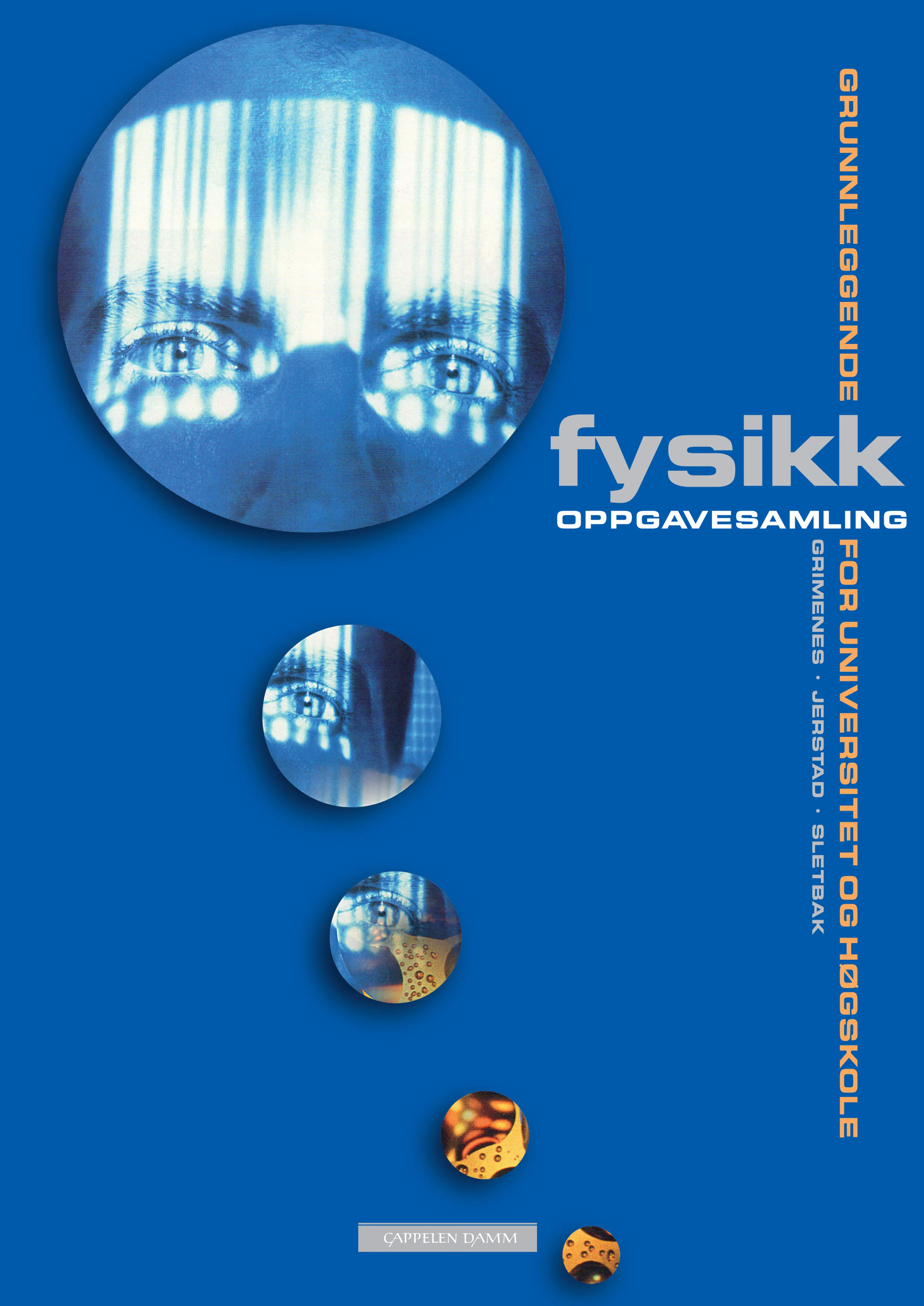 Omslag Grunnleggende fysikk for universitet og høgskole Oppgavesamling av Arne Auen Grimenes, Per Jerstad og Bjørn Sletbak (Heftet)