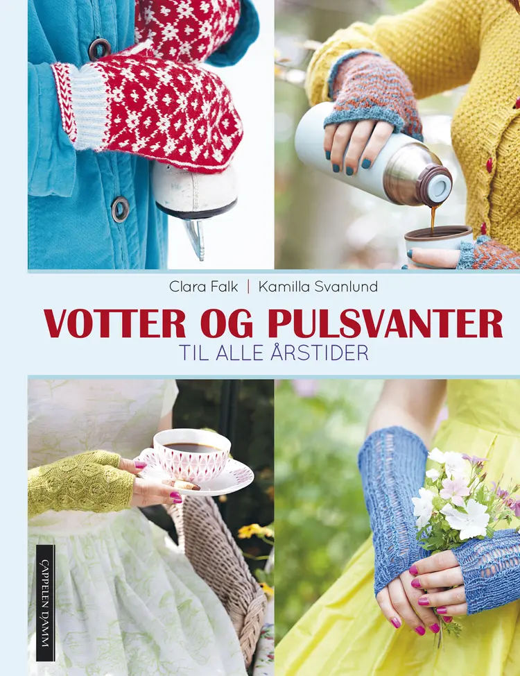 Omslag Votter og pulsvanter av Clara Falk og Kamilla Svanlund (Innbundet)