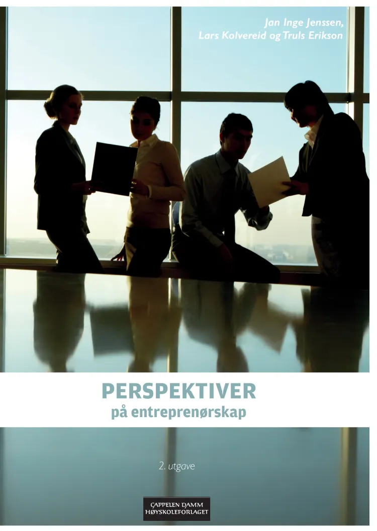 Omslag Perspektiver på entreprenørskap av Jan Inge Jenssen, Lars Kolvereid og Truls Erikson (red.) (Heftet)