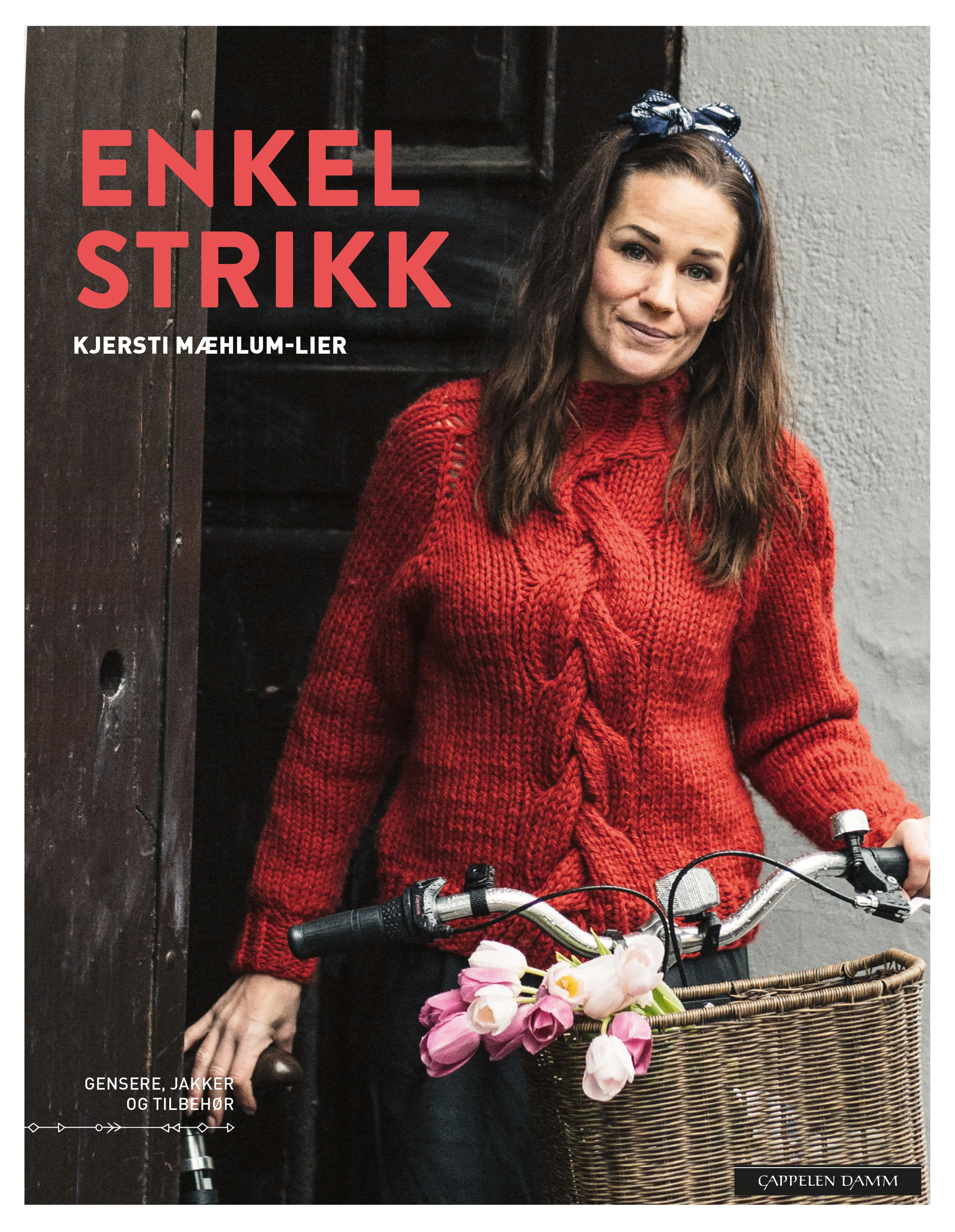 Omslag Enkel strikk av Kjersti Mæhlum-Lier (Innbundet)