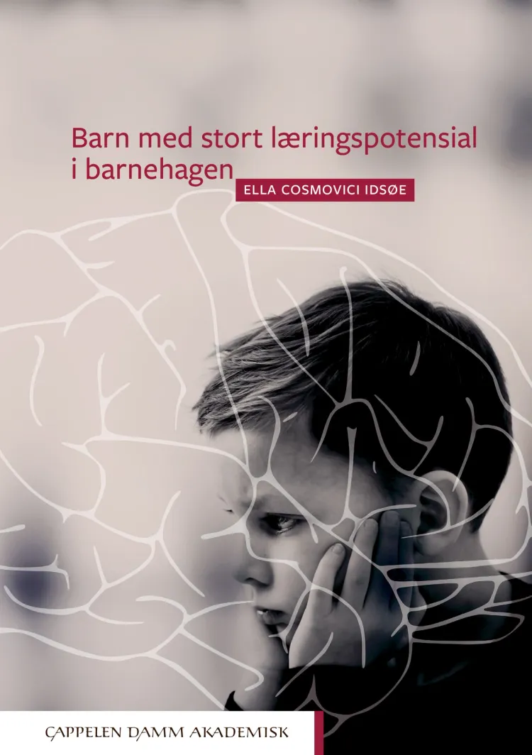 Omslag Barn med stort læringspotensial i barnehagen av Ella Cosmovici Idsøe (Heftet)