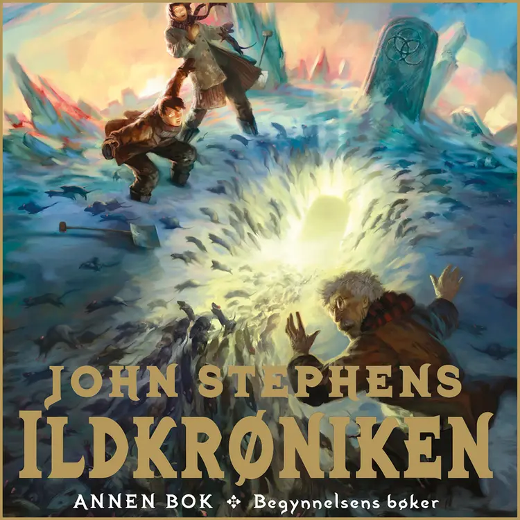 Omslag Ildkrøniken av John Stephens (Lydbok)