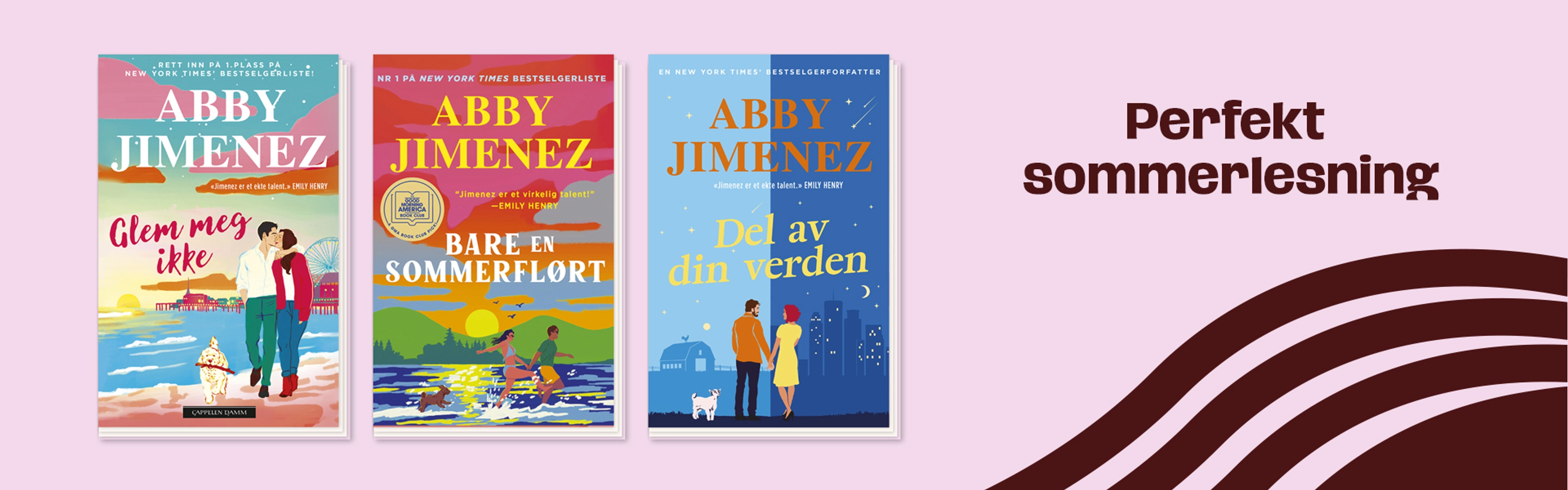 Perfekt sommerlesning: Tre bøker av Abby Jimenez