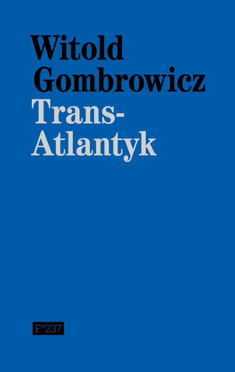 Omslag Trans-Atlantyk av Witold Gombrowicz (Innbundet)