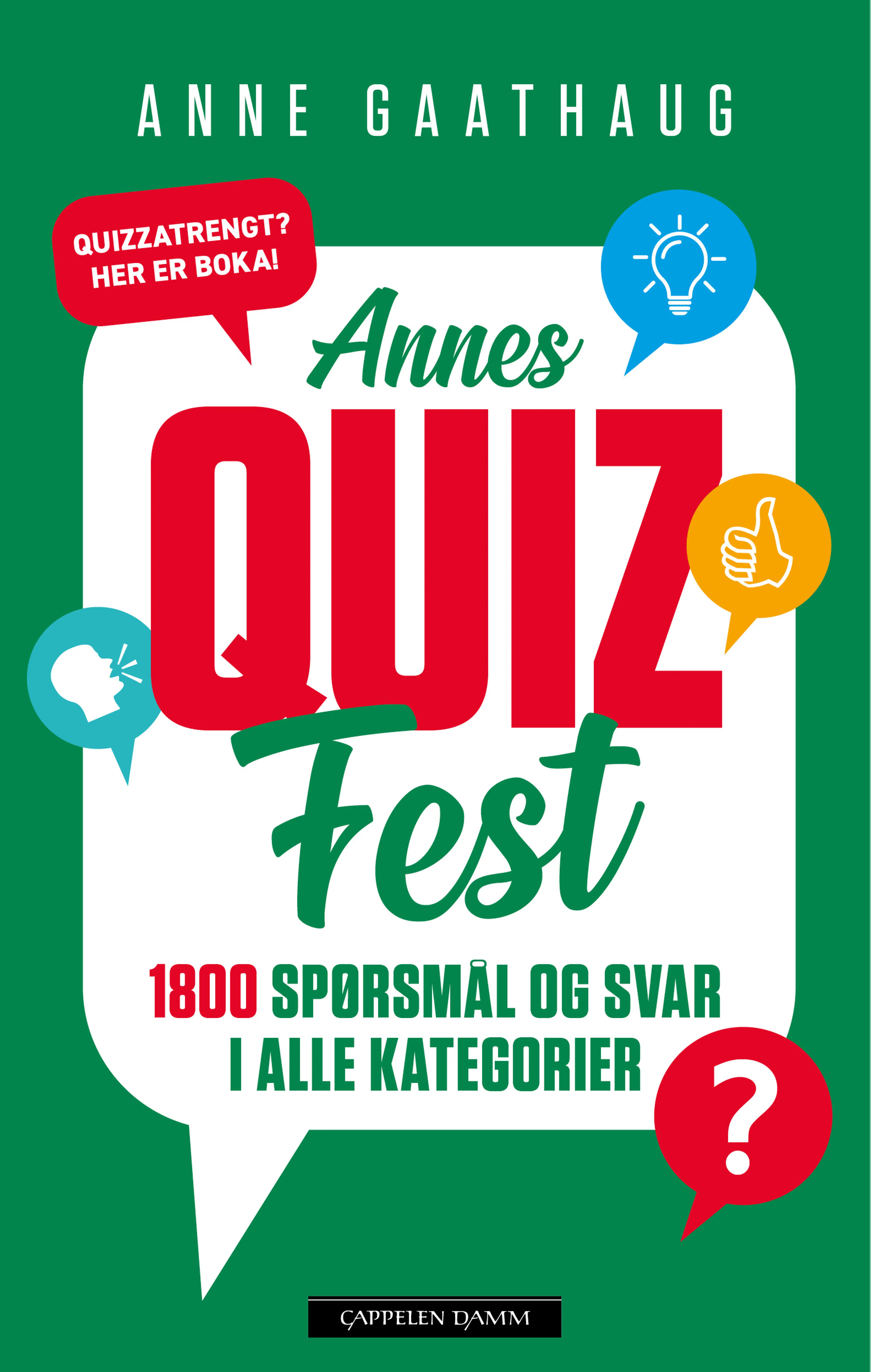 Omslag Annes Quizfest av Anne Gaathaug (Ebok)