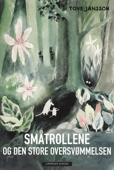 Omslag Småtrollene og den store oversvømmelsen av Tove Jansson (Innbundet)