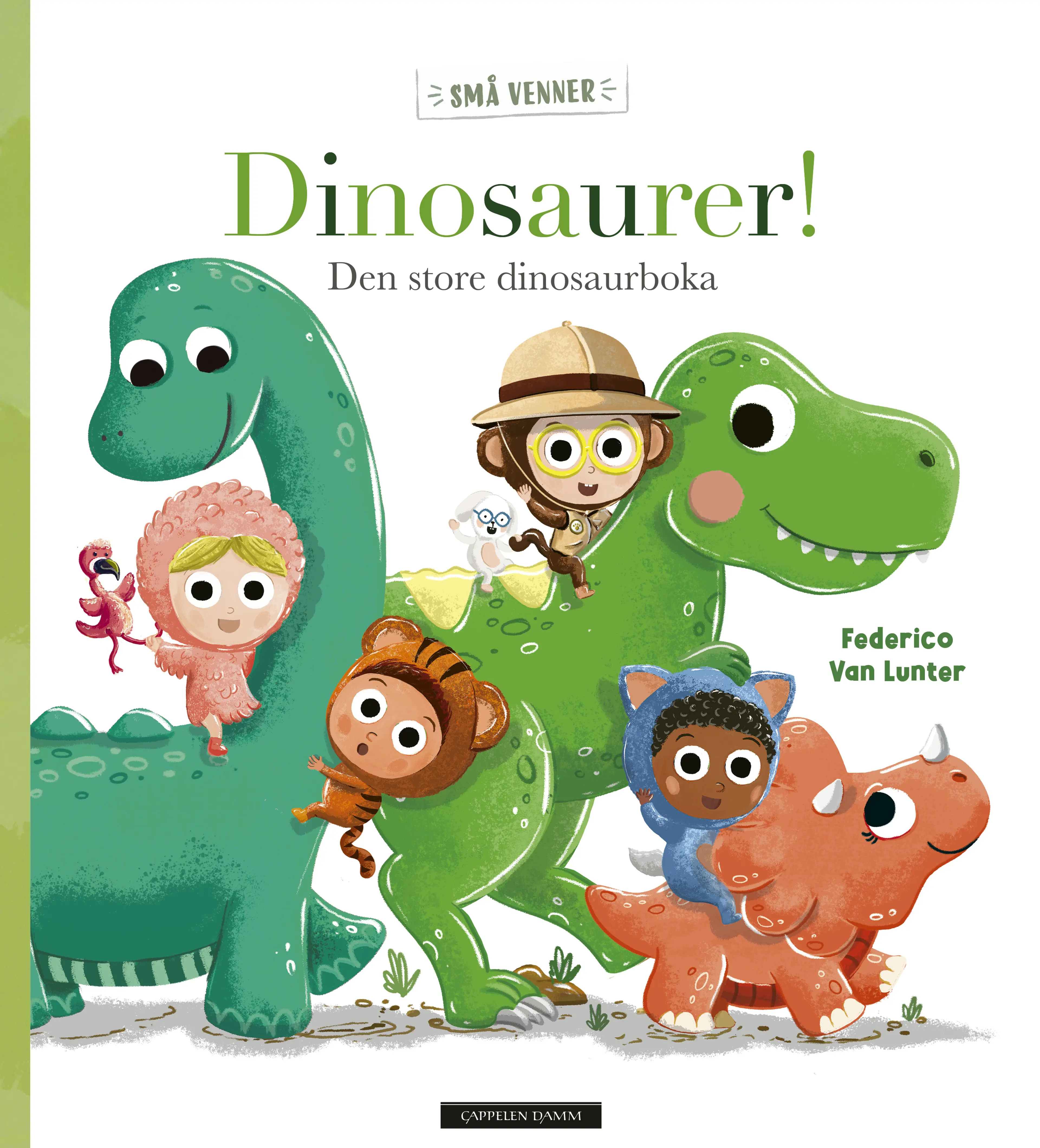Omslag Dinosaurer! av Federico Van Lunter (Ebok)