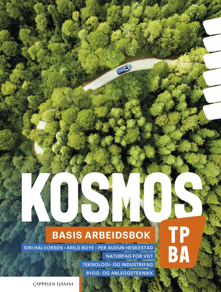 Omslag Kosmos TP, BA Basis Arbeidsbok (2023) av Siri Halvorsen, Per Audun Heskestad og Arild Boye (Heftet)