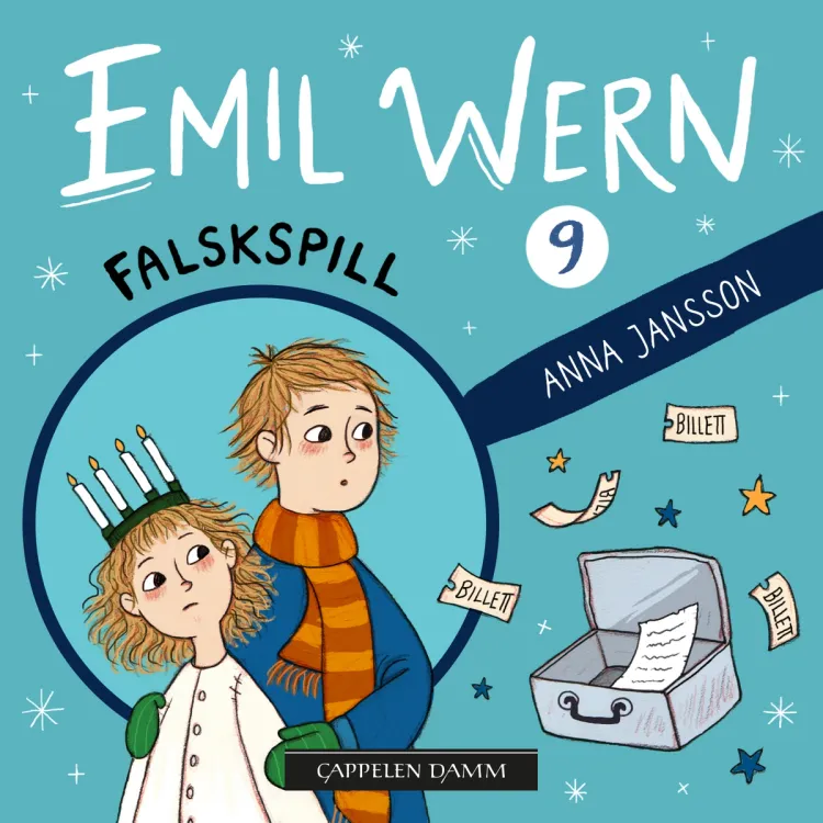 Omslag Emil Wern: Falskspill av Anna Jansson (Lydbok)