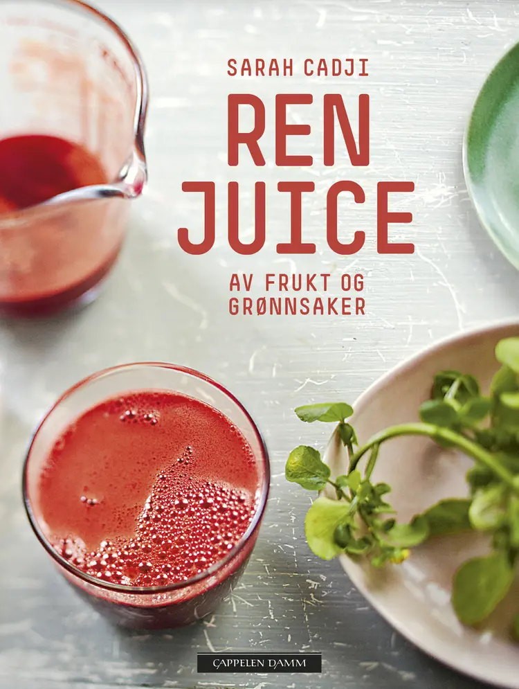 Omslag Ren juice av Sarah Cadji (Innbundet)