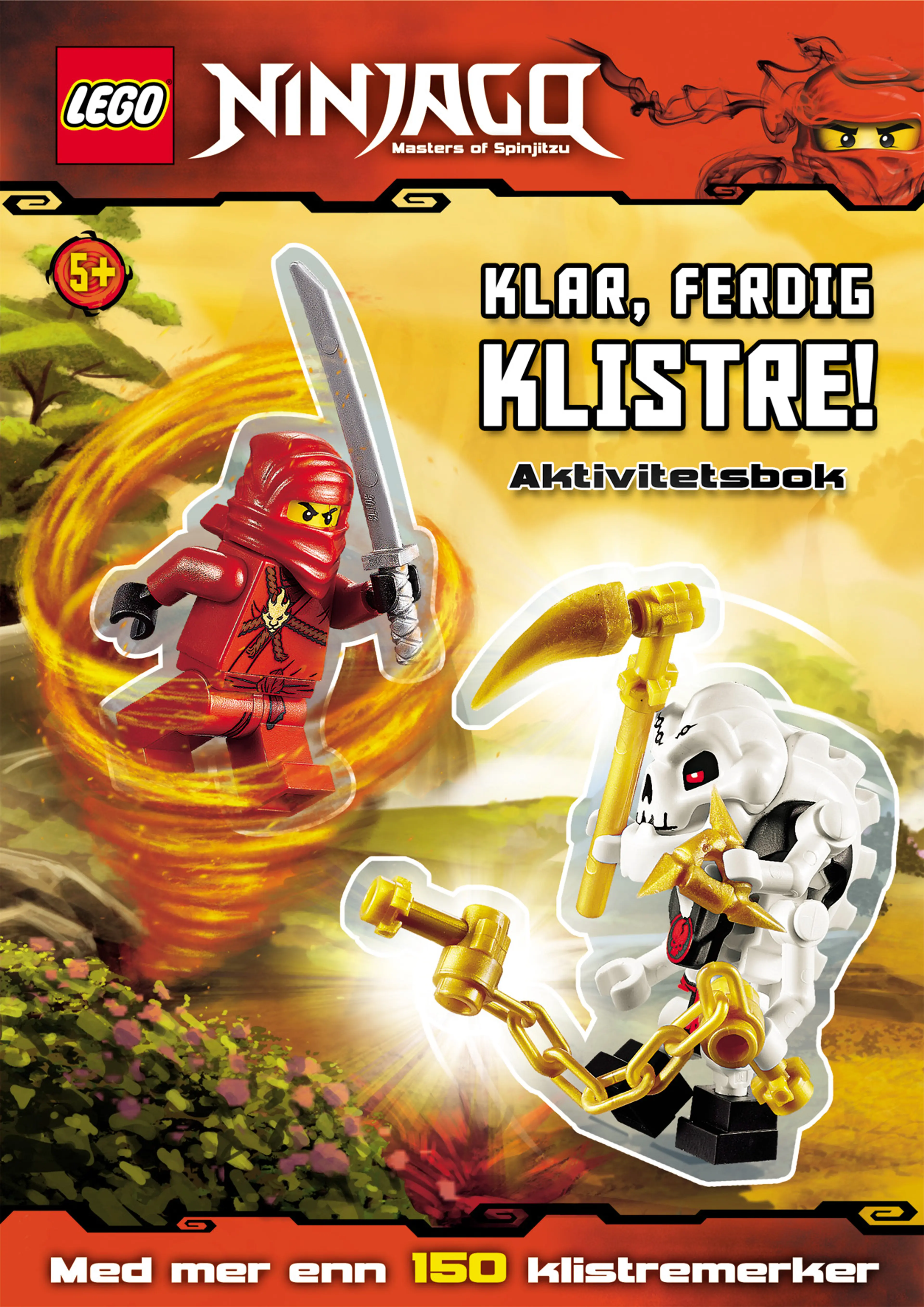 Omslag LEGO® Ninjago - Klar, ferdig klistre! (Heftet)