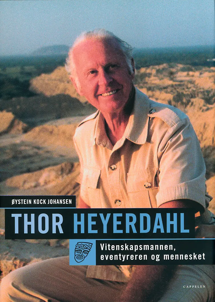 Omslag Thor Heyerdahl av Øystein Kock Johansen (Innbundet)