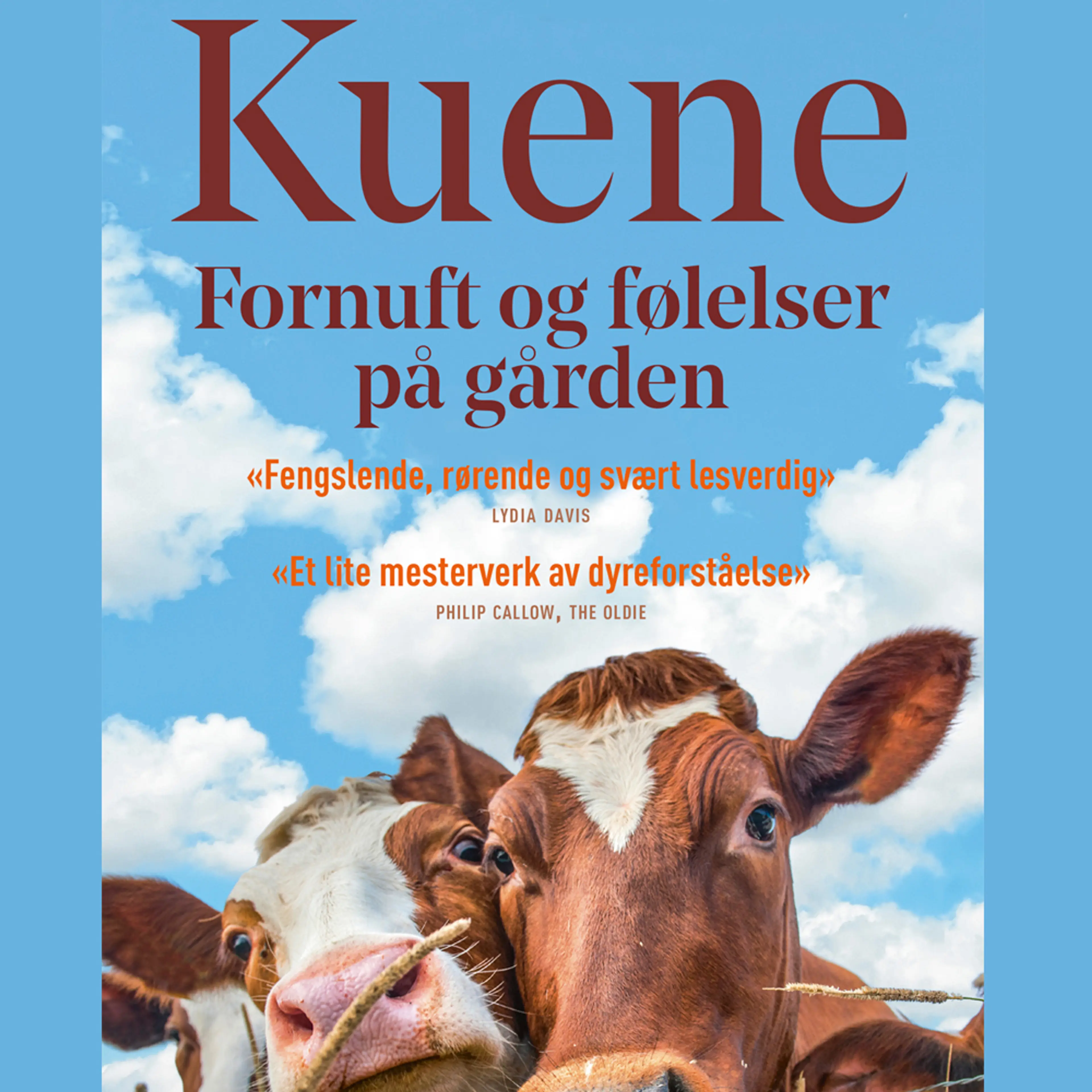 Omslag Kuene - fornuft og følelser på gården av Rosamund Young (Lydbok)