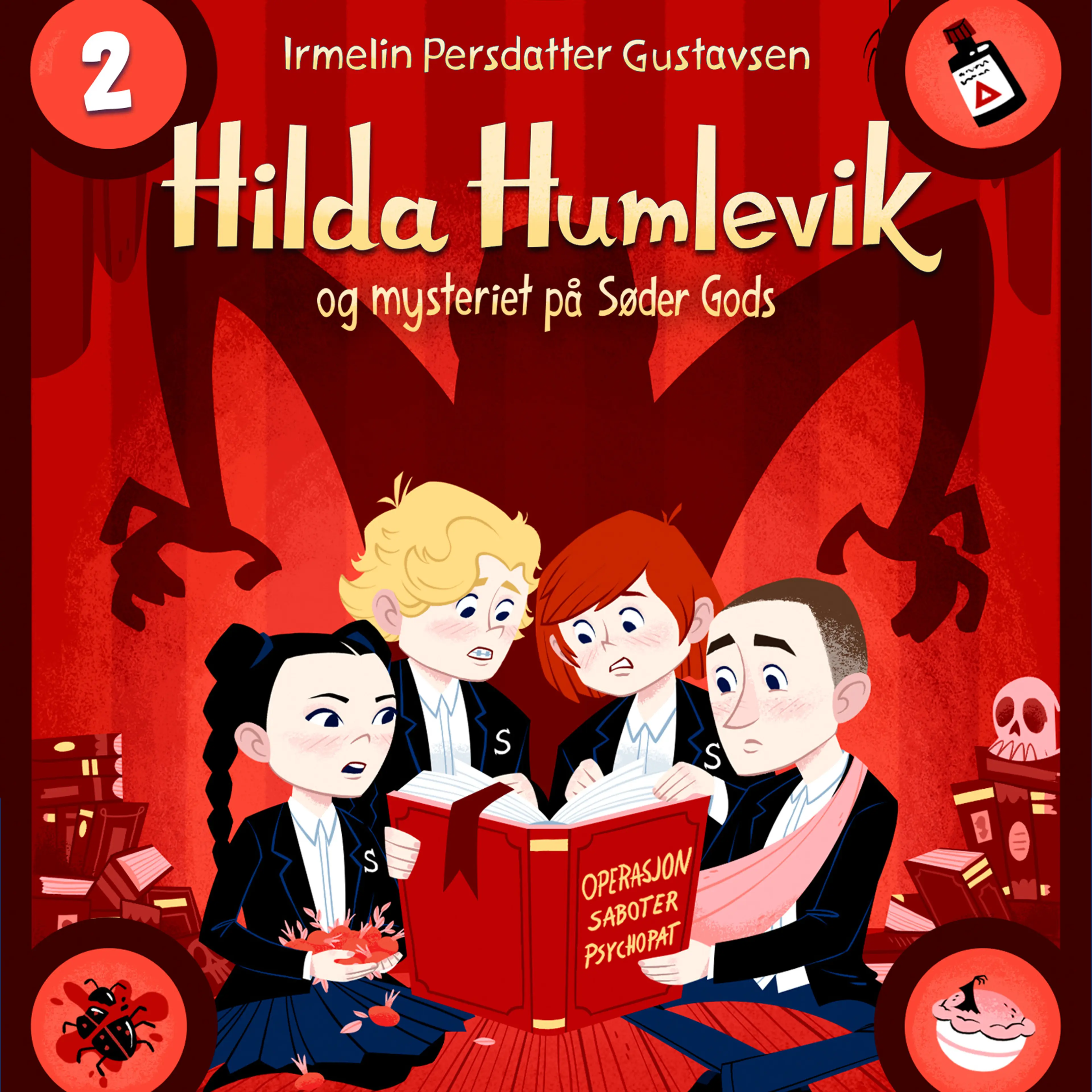 Omslag Hilda Humlevik og mysteriet på Søder Gods av Irmelin Persdatter Gustavsen (Lydbok)