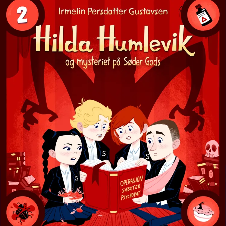 Omslag Hilda Humlevik og mysteriet på Søder Gods av Irmelin Persdatter Gustavsen (Lydbok)