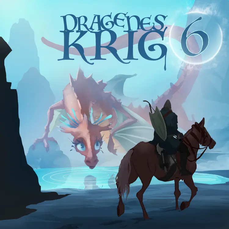 Omslag Dragenes krig 6 av Jon Ewo (Lydbok)