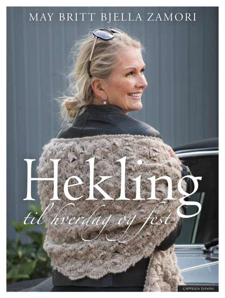 Omslag Hekling til hverdag og fest av May Britt Bjella Zamori (Innbundet)