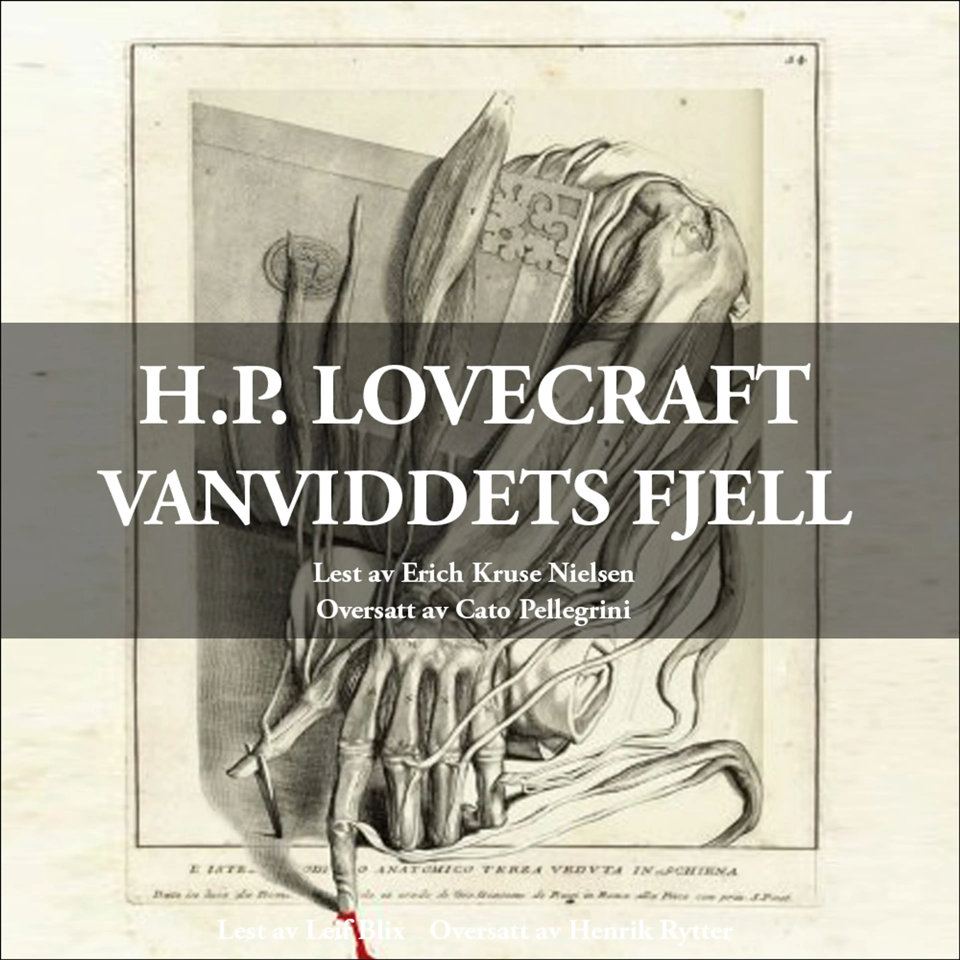 Omslag Vanviddets fjell av Howard Phillips Lovecraft (Lydbok)