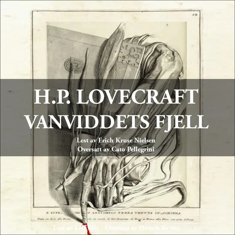 Omslag Vanviddets fjell av Howard Phillips Lovecraft (Lydbok)