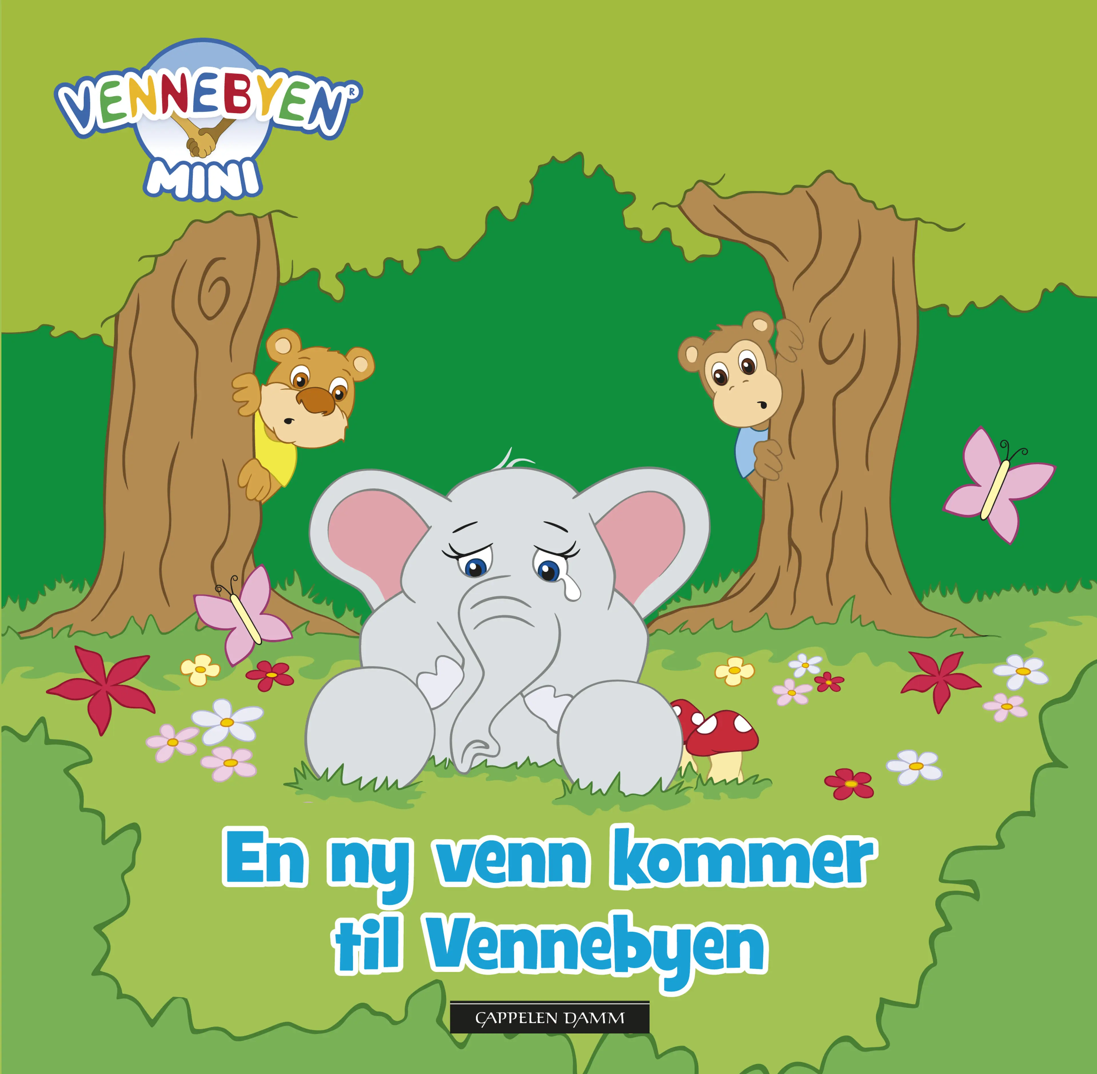 Omslag Vennebyen Mini - En ny venn kommer til Vennebyen av CreaCon Entertainment AS (Innbundet)